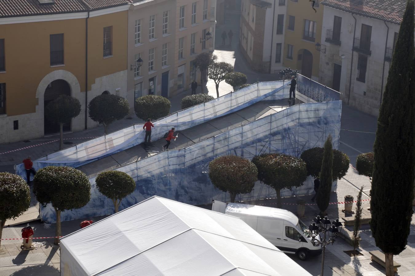 La plaza de la Inmaculada se convertirá en un nuevo eje central de las fiestas