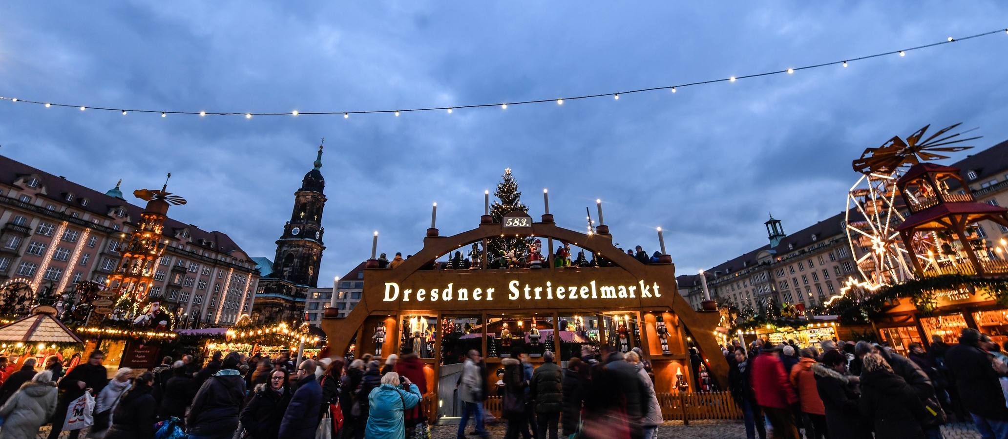 Mercado navideño de Dresde (Alemania).