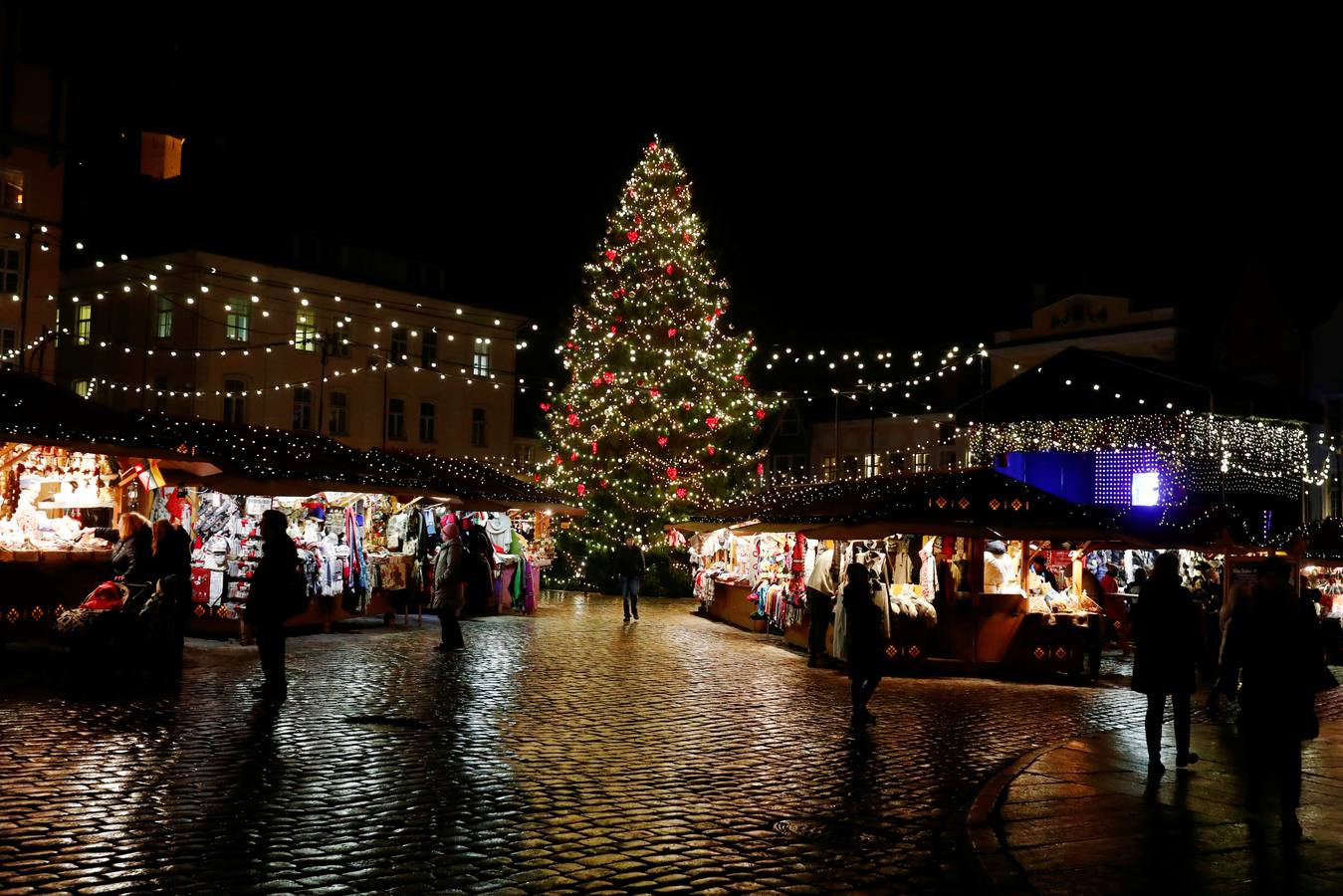Mercado de Navidad en Tallin (Estonia).