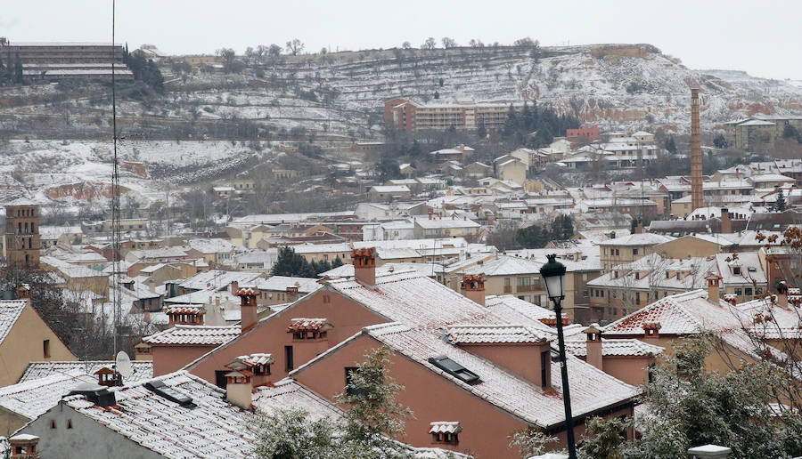 Nieve en la provincia de Segovia