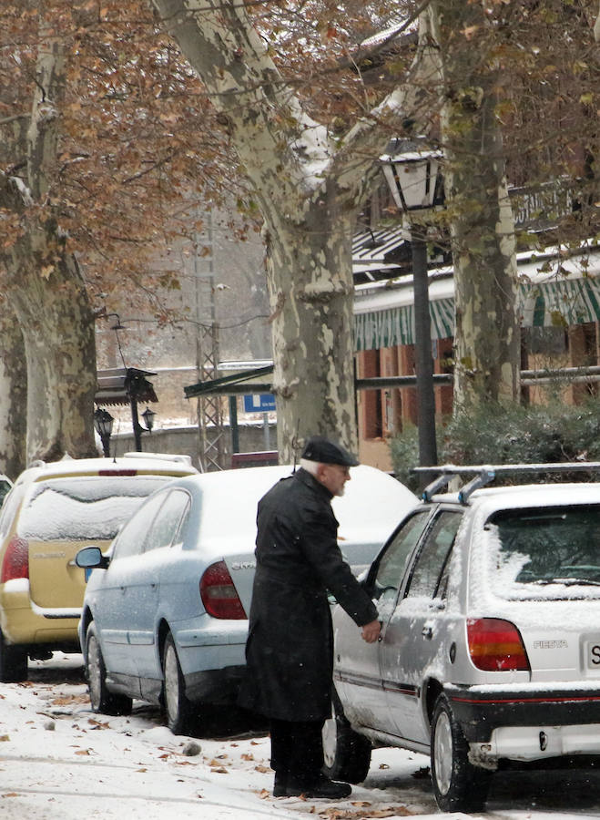 Nieve en la provincia de Segovia