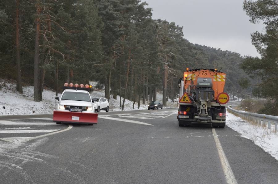 Nieve en el Puerto del Alto de León