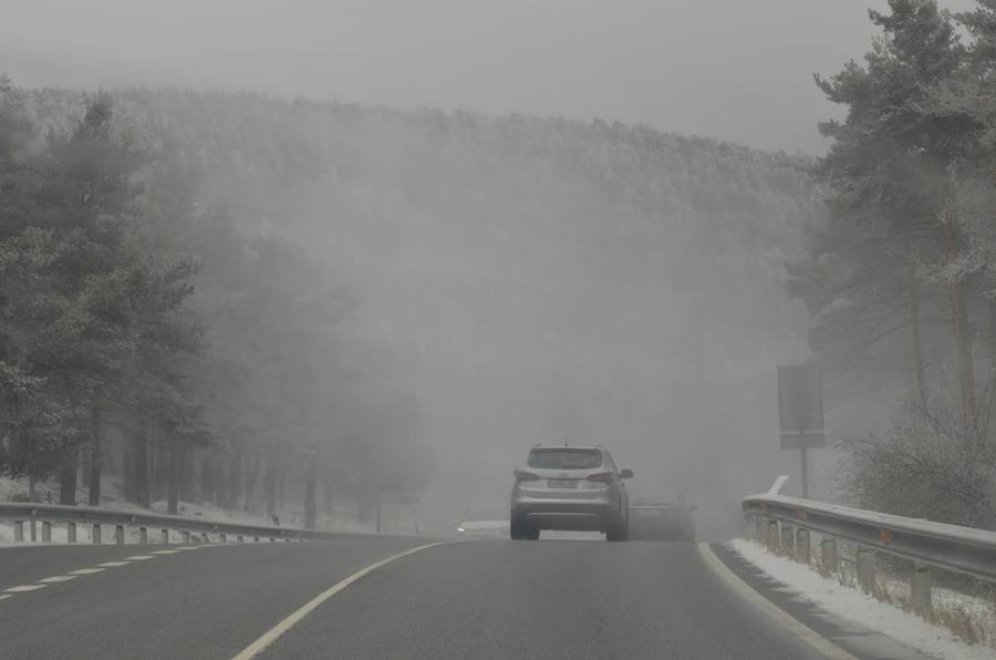 Nieve en el Puerto del Alto de León