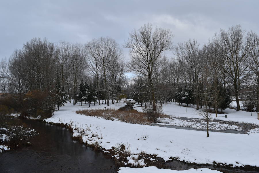 Nieve en Aguilar de Campoo