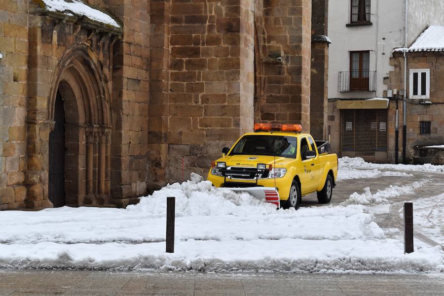 Nieve en Aguilar de Campoo