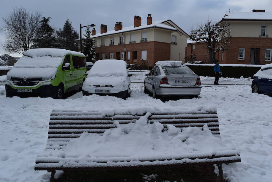 Nieve en Aguilar de Campoo