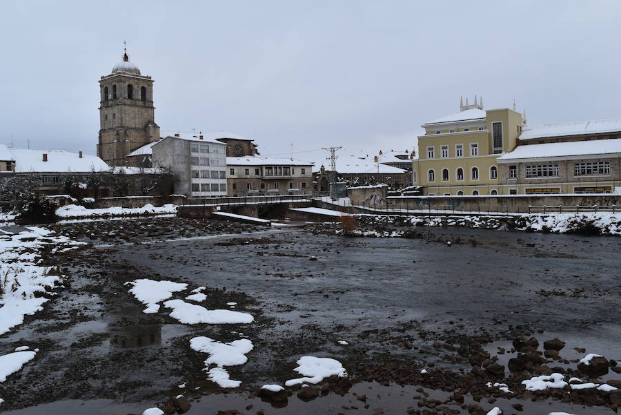 Nieve en Aguilar de Campoo