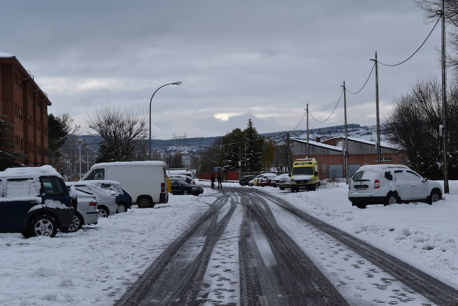 Nieve en Aguilar de Campoo