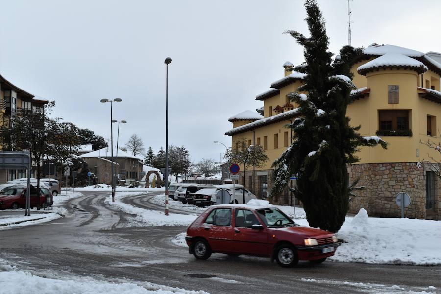 Nieve en Aguilar de Campoo