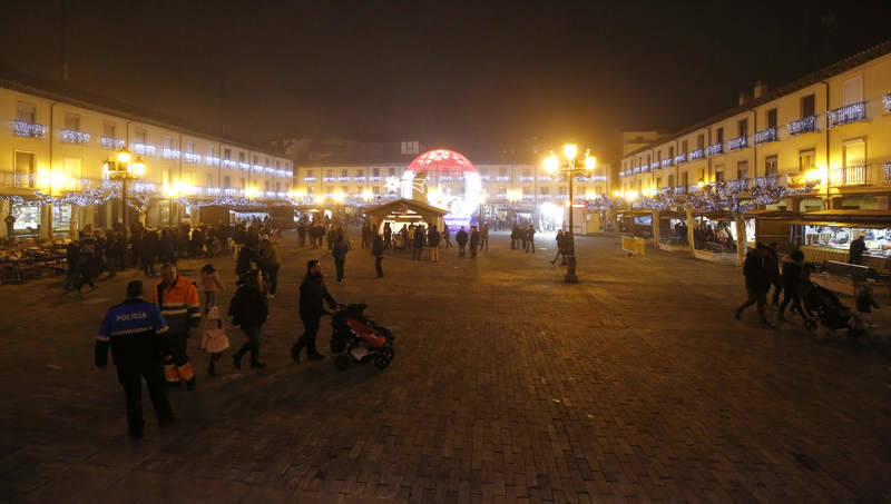 Animación infantil y navideña en las plazas de Palencia