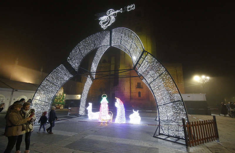 Animación infantil y navideña en las plazas de Palencia