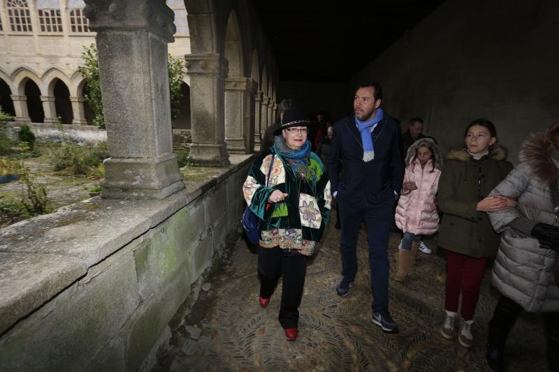 Visita de Óscar Puente a Sarria (Lugo)