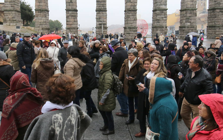 Los turistas escogen Segovia para pasar el puente de la Constitución