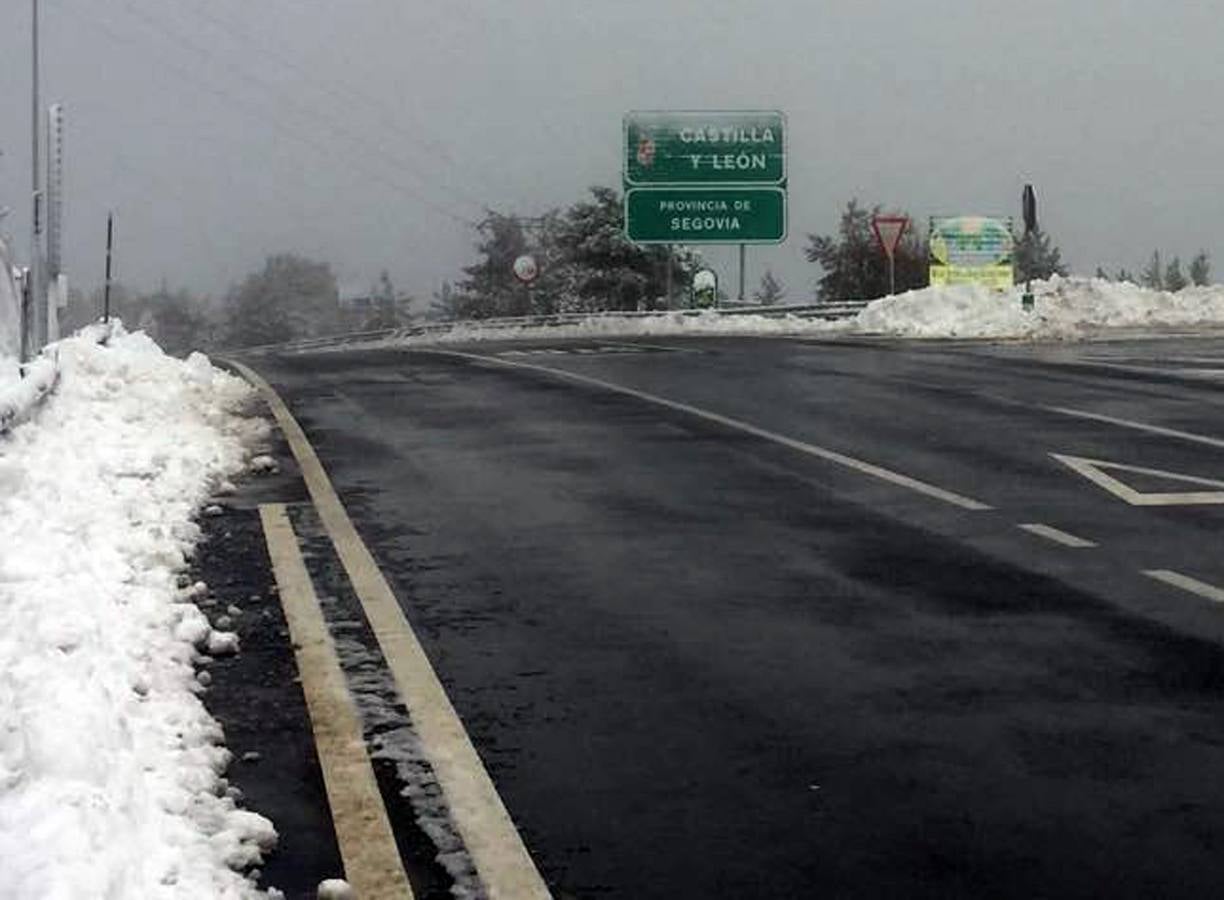 Jornada de frío y nieve en Segovia