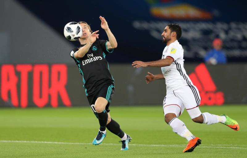 La semifinal entre el Al Jazira y el Real Madrid ofreció numerosas imágenes curiosas que alimentan la polémica sobre el Mundial de Clubes