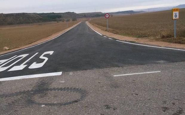 La carretera, tras la reforma.