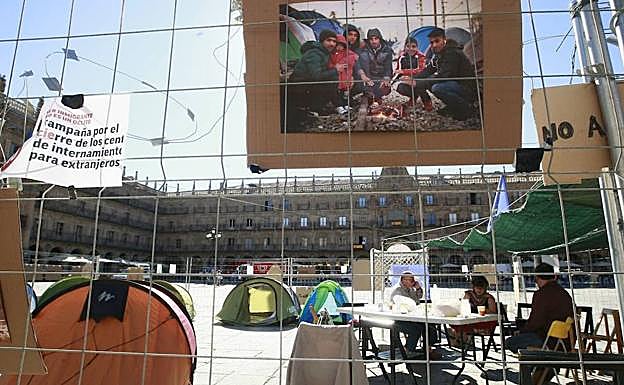 Una de las actividades organizadas en favor de los refugiados en Salamanca en años anteriores.