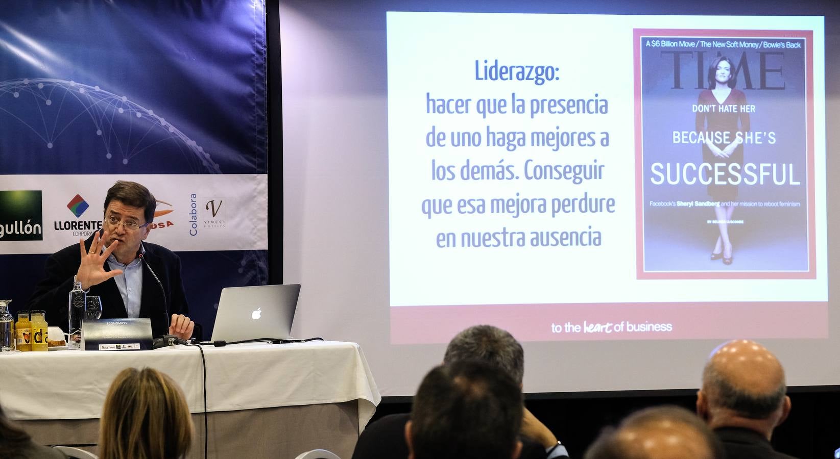 El profesor analiza en la jornada diferentes aspectos del liderazgo empresarial