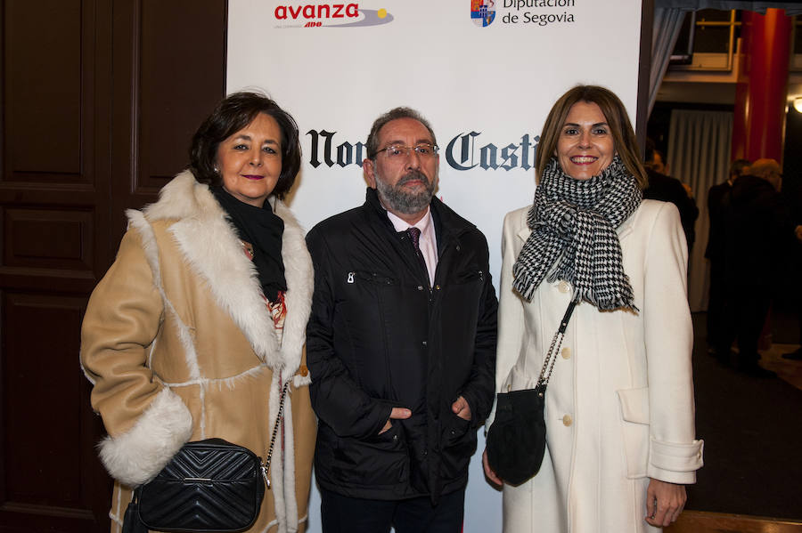 Rosa Garzón, Miguel Ángel López y Magdalena Rodríguez.