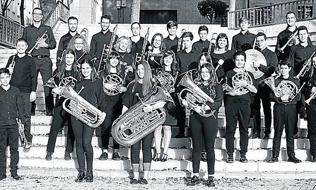 Grupo de Metales y Percusión del Conservatorio Profesional de Música de Palencia. 