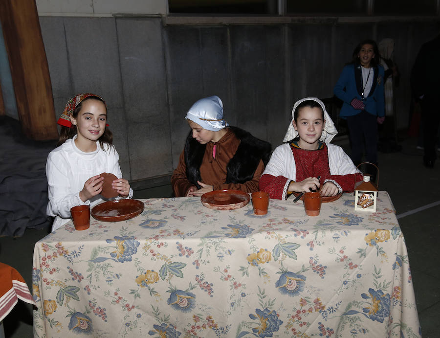 Belén viviente del colegio La Salle