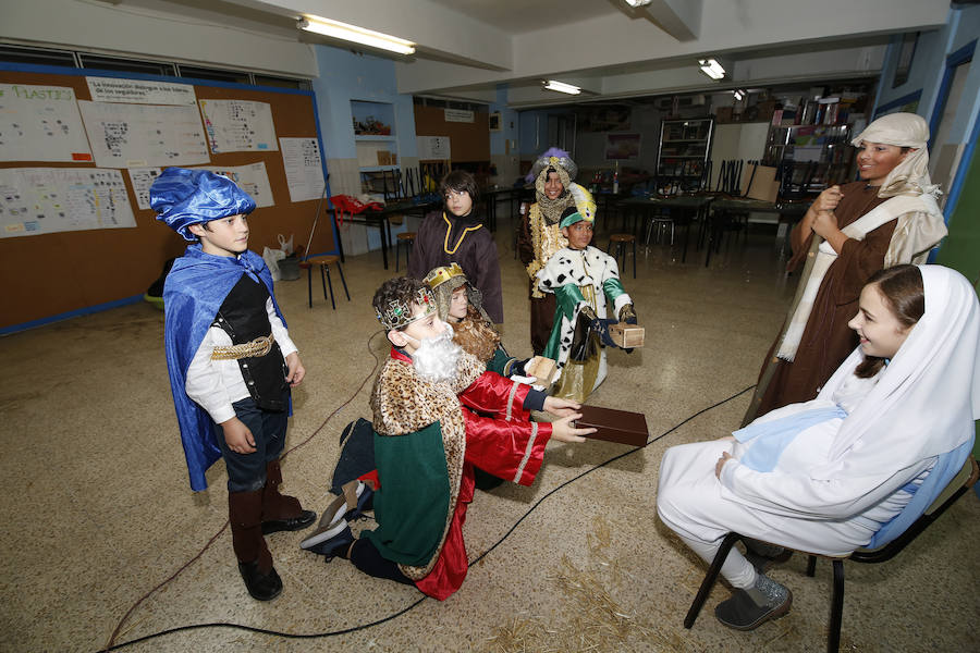 Belén viviente del colegio La Salle
