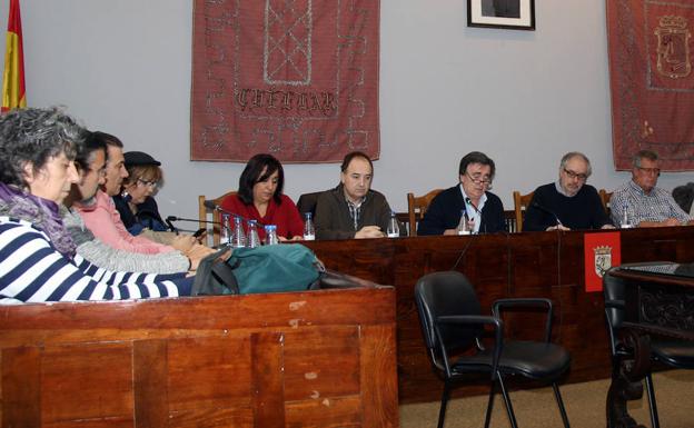 Un momento del pleno de presupuestos celebrado en Cuéllar. 