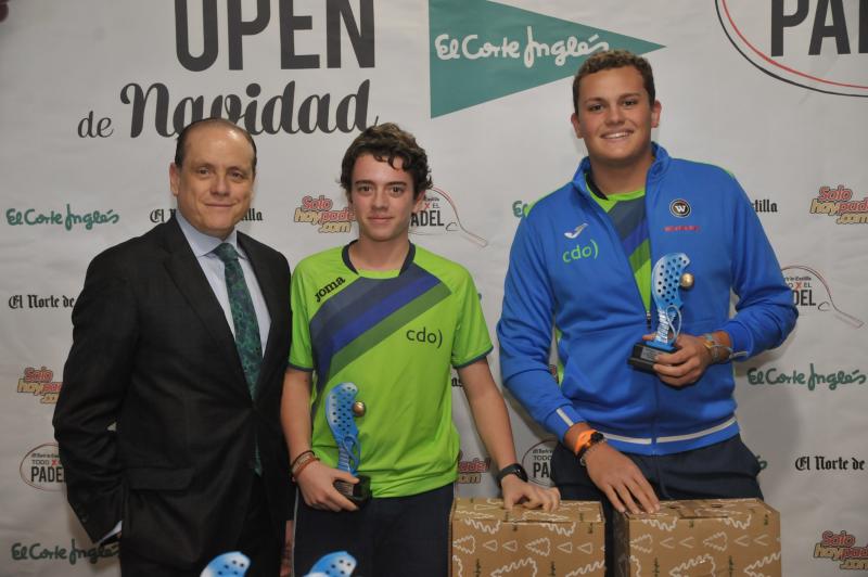 Premiados en el IV Open de Navidad Trofeo El Corte Inglés