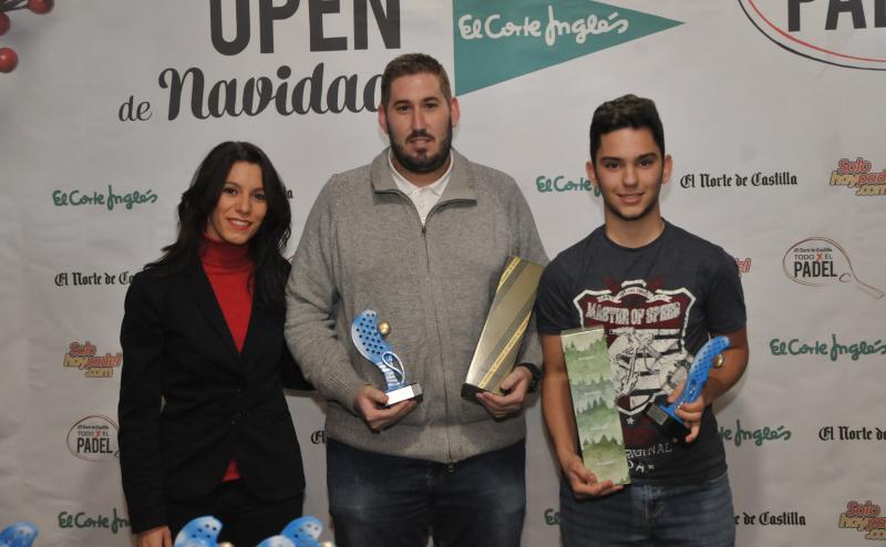 Premiados en el IV Open de Navidad Trofeo El Corte Inglés