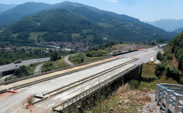 Obras de la Variante de Pajares. 