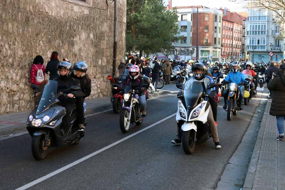 Cerca de 1.000 moteros han participado en la campaña solidaria del Real Moto Club Burgalés