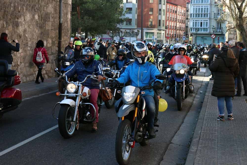 Cerca de 1.000 moteros han participado en la campaña solidaria del Real Moto Club Burgalés