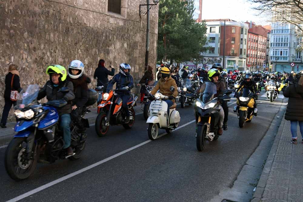 Cerca de 1.000 moteros han participado en la campaña solidaria del Real Moto Club Burgalés