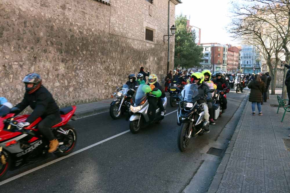 Cerca de 1.000 moteros han participado en la campaña solidaria del Real Moto Club Burgalés