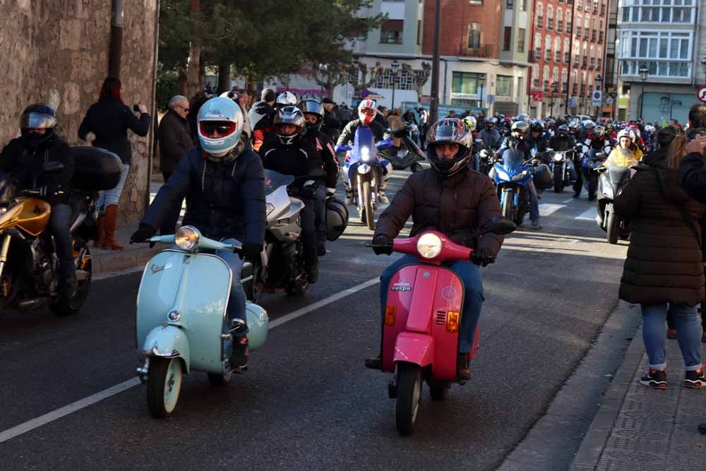 Cerca de 1.000 moteros han participado en la campaña solidaria del Real Moto Club Burgalés