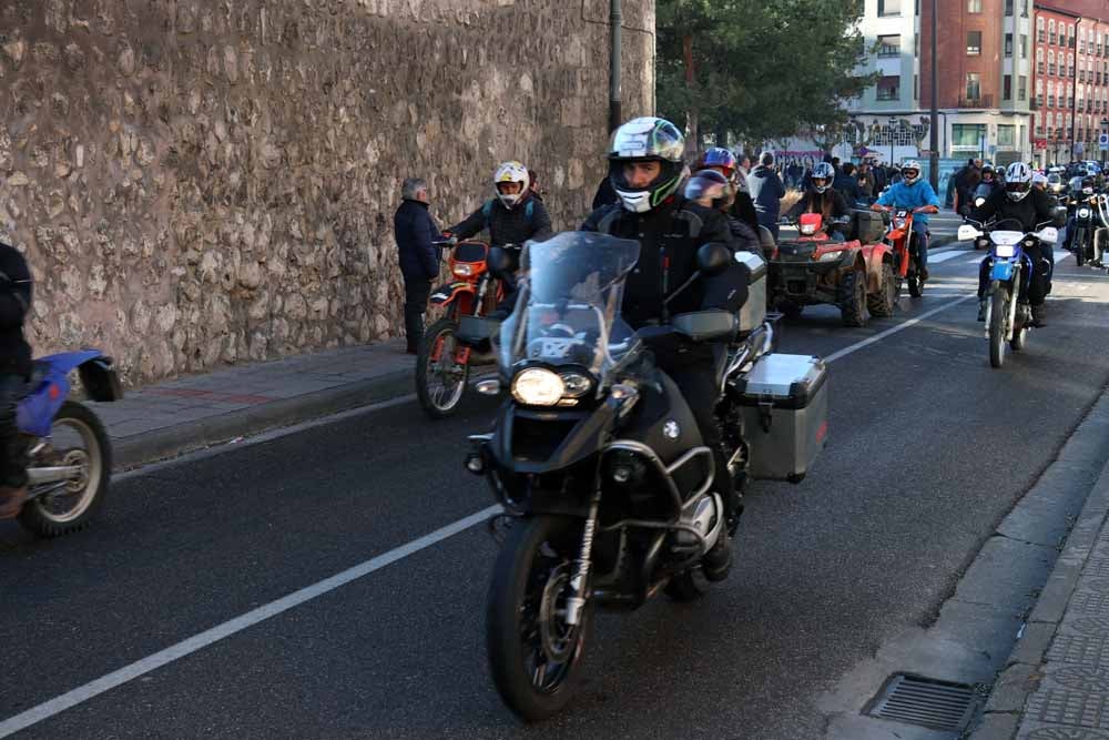 Cerca de 1.000 moteros han participado en la campaña solidaria del Real Moto Club Burgalés