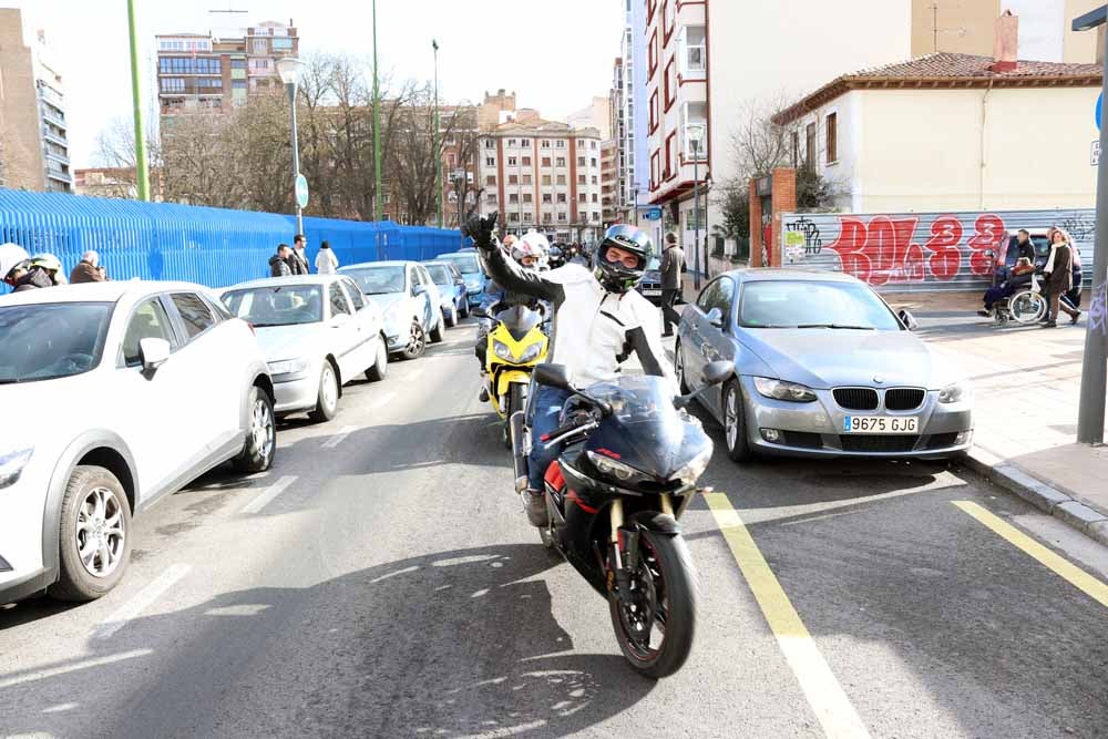 Cerca de 1.000 moteros han participado en la campaña solidaria del Real Moto Club Burgalés