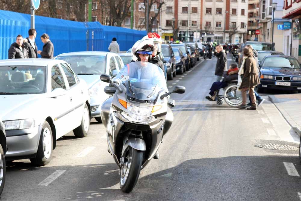 Cerca de 1.000 moteros han participado en la campaña solidaria del Real Moto Club Burgalés