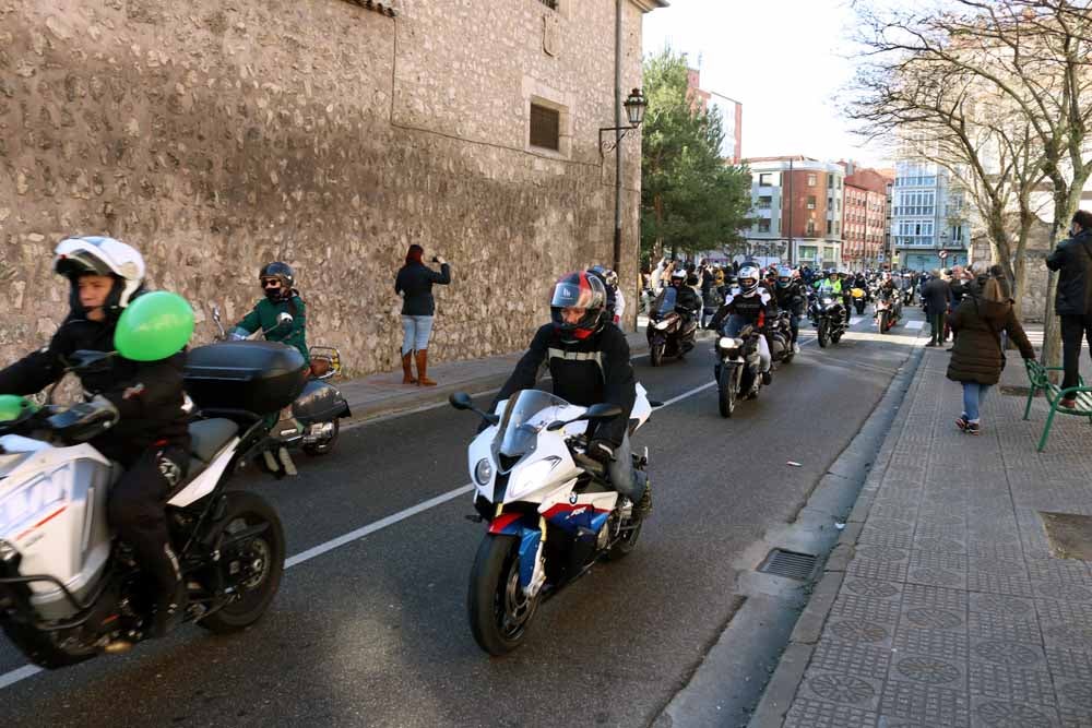 Cerca de 1.000 moteros han participado en la campaña solidaria del Real Moto Club Burgalés