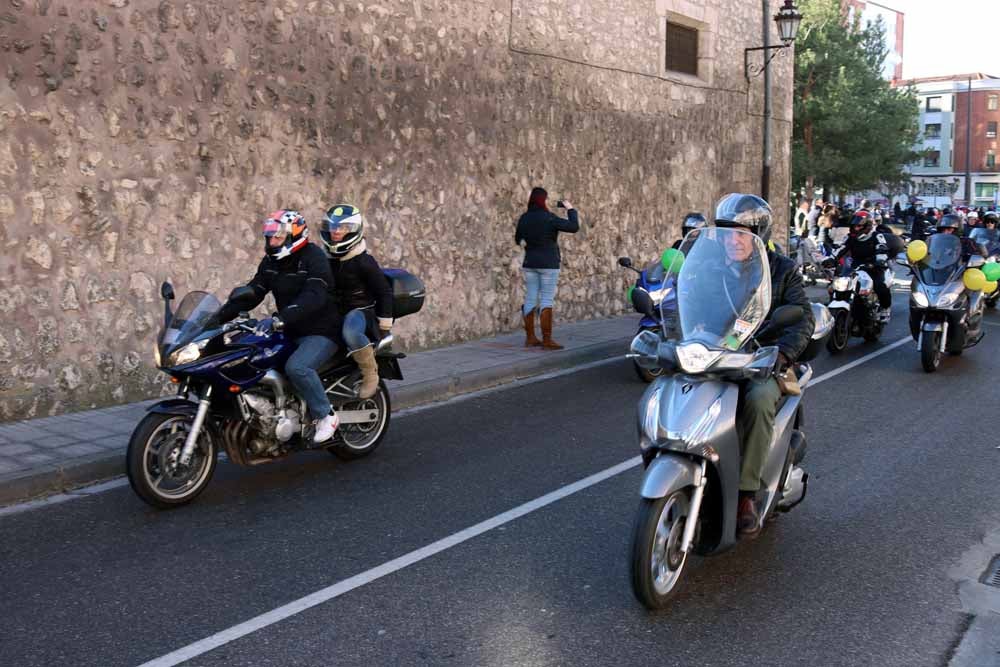 Cerca de 1.000 moteros han participado en la campaña solidaria del Real Moto Club Burgalés