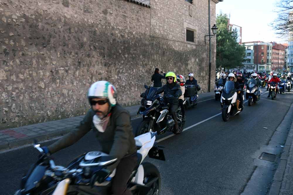 Cerca de 1.000 moteros han participado en la campaña solidaria del Real Moto Club Burgalés