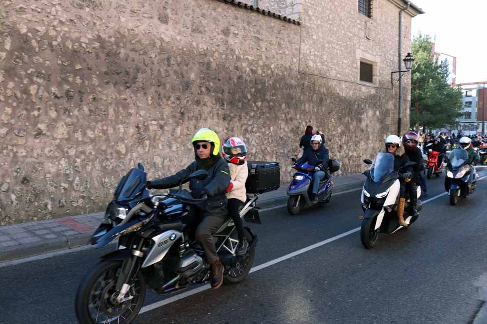 Cerca de 1.000 moteros han participado en la campaña solidaria del Real Moto Club Burgalés