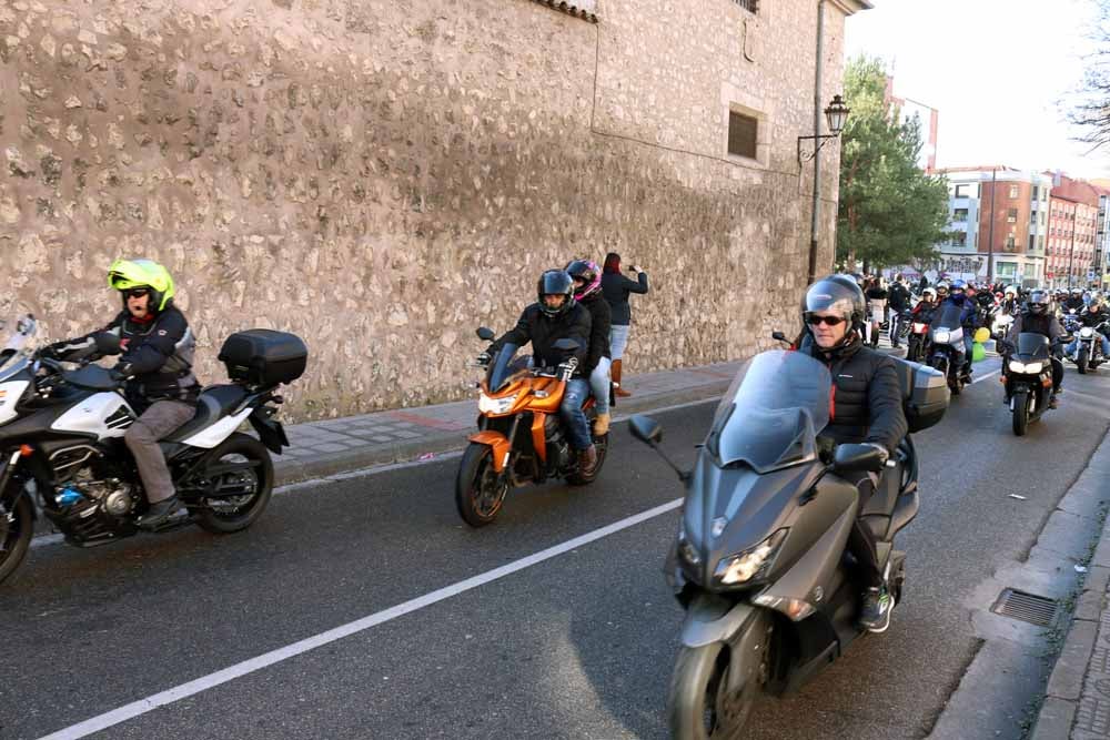 Cerca de 1.000 moteros han participado en la campaña solidaria del Real Moto Club Burgalés