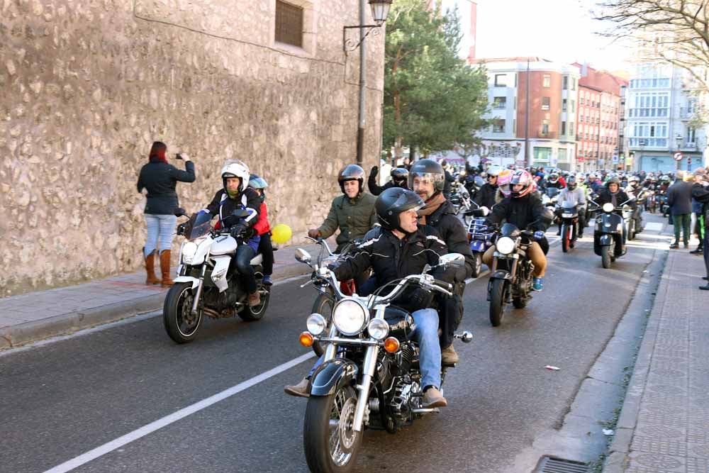 Cerca de 1.000 moteros han participado en la campaña solidaria del Real Moto Club Burgalés