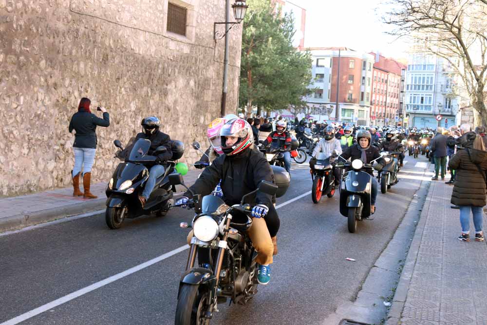 Cerca de 1.000 moteros han participado en la campaña solidaria del Real Moto Club Burgalés