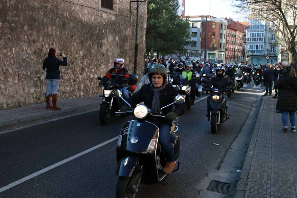 Cerca de 1.000 moteros han participado en la campaña solidaria del Real Moto Club Burgalés