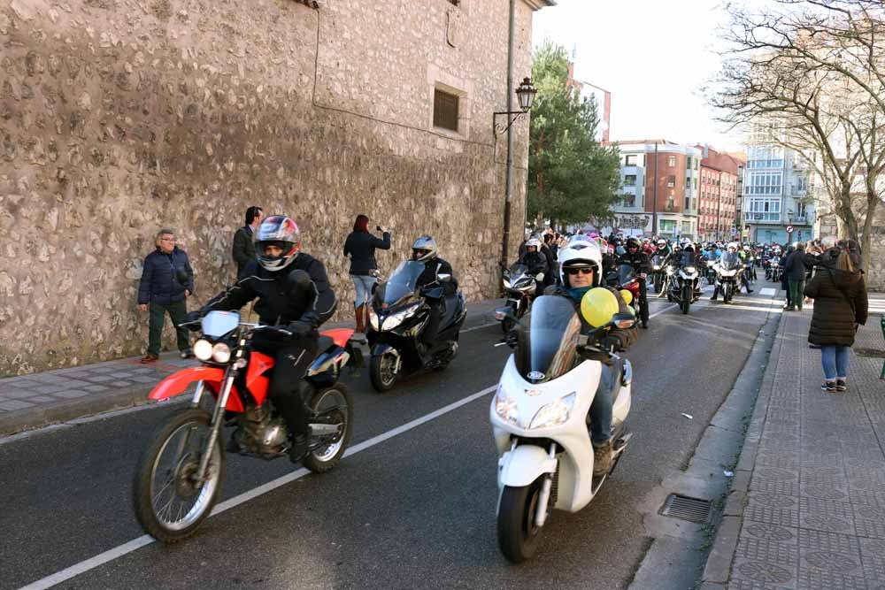 Cerca de 1.000 moteros han participado en la campaña solidaria del Real Moto Club Burgalés