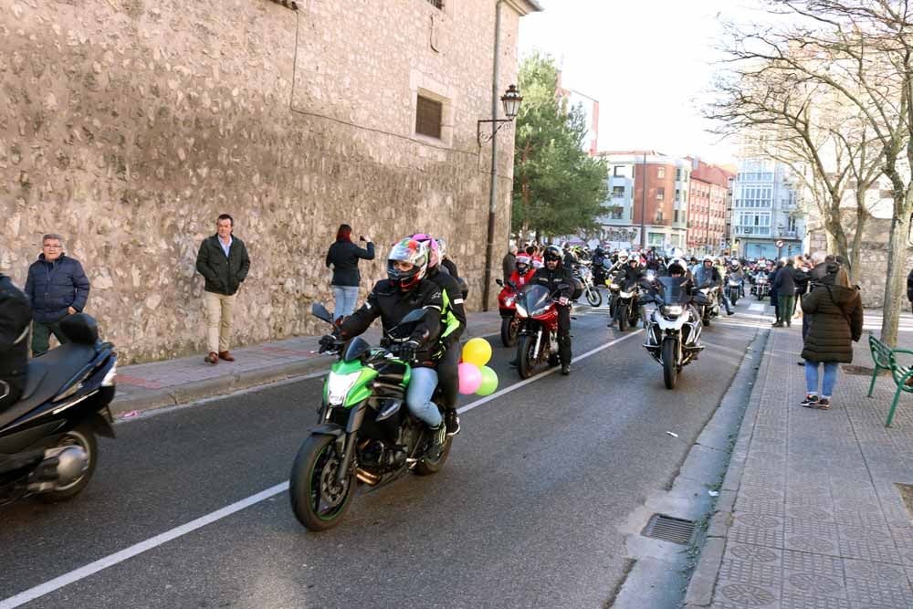 Cerca de 1.000 moteros han participado en la campaña solidaria del Real Moto Club Burgalés