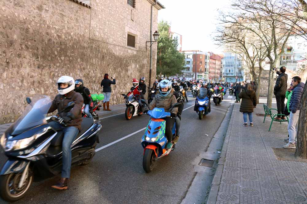 Cerca de 1.000 moteros han participado en la campaña solidaria del Real Moto Club Burgalés