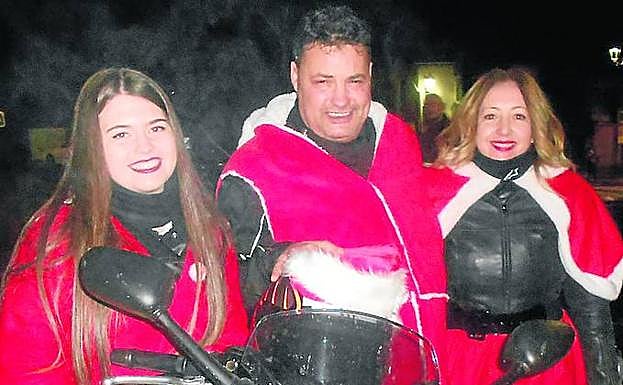 Motoristas participantes en la actividad en Guardo. 